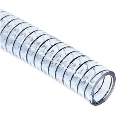 ALFAFLEX Tuyau plastique transparent aspiration spire acier Ø18 le mètre - Publicité ALFAFLEX Tuyau plastique transparent aspiration spire acier Ø18 le mètre - Publicité