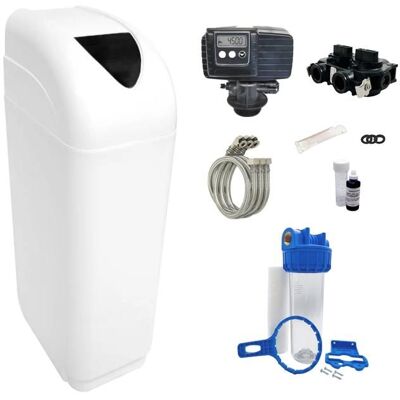TOODO Adoucisseur Deau 16l Vanne Fleck 5600 Sxt Complet Bac Blanc - Kit Essentiel Blanc - Publicité TOODO Adoucisseur Deau 16l Vanne Fleck 5600 Sxt Complet Bac Blanc - Kit Essentiel Blanc - Publicité