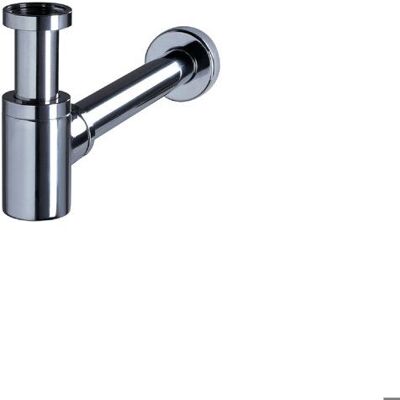 WIRQUIN Siphon design Lavabo Linéis laiton chrome Gris - Publicité WIRQUIN Siphon design Lavabo Linéis laiton chrome Gris - Publicité