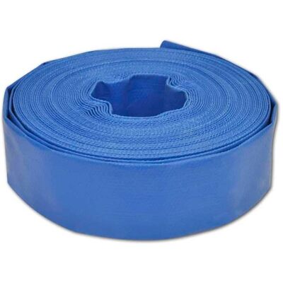 Tuyau plat PVC - vidaxl - 25 m - 2 pouces (50 mm) - Bleu - Renforcement polyester - Pression 3 bar Bleu - Publicité Tuyau plat PVC - vidaxl - 25 m - 2 pouces (50 mm) - Bleu - Renforcement polyester - Pression 3 bar Bleu - Publicité