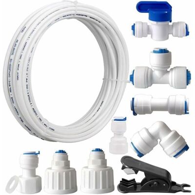 Tuyau dalimentation en eau - Longueur 15 m - Kit de connecteurs universel - Résistant à la corrosion et aux chocs - Publicité Tuyau dalimentation en eau - Longueur 15 m - Kit de connecteurs universel - Résistant à la corrosion et aux chocs - Publicité