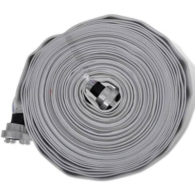 VIDAXL (1 pièce) Tuyau dincendie plat 30 m avec raccords D-Storz 1 pouce3.2 kg - Tuyaux de plomberie & arrivée deau hfw948855 Gris - Publicité VIDAXL (1 pièce) Tuyau dincendie plat 30 m avec raccords D-Storz 1 pouce3.2 kg - Tuyaux de plomberie & arrivée deau hfw948855 Gris - Publicité
