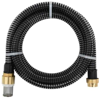 Tuyau daspiration - vidaXL - 25 m - PVC - Raccords en laiton - Noir Noir - Publicité Tuyau daspiration - vidaXL - 25 m - PVC - Raccords en laiton - Noir Noir - Publicité