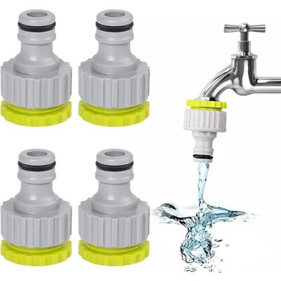 OROTECH 4 Pièces Raccord de Robinet Raccord Tuyau darrosage 1/2 Pouce 3/4 Pouce 2 en 1 Connecteurs de Robinet Adaptateur Tuyau Arrosage - Publicité OROTECH 4 Pièces Raccord de Robinet Raccord Tuyau darrosage 1/2 Pouce 3/4 Pouce 2 en 1 Connecteurs de Robinet Adaptateur Tuyau Arrosage - Publicité