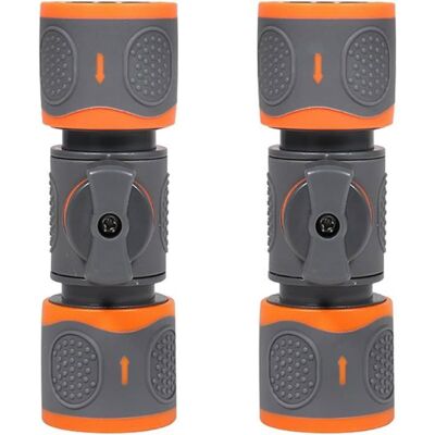 KJEHOME 2 Pièces Connecteur Tuyau Eau Connecteurs Tuyau Eau Adaptateurs Raccords Tuyau arrosage Valve arrêt - Publicité KJEHOME 2 Pièces Connecteur Tuyau Eau Connecteurs Tuyau Eau Adaptateurs Raccords Tuyau arrosage Valve arrêt - Publicité