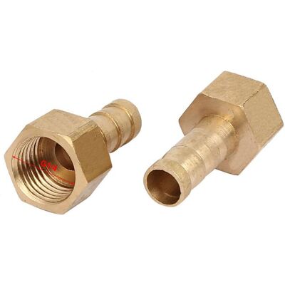 Raccord cannelé SOURCING MAP Raccord Cannelé BSPP G1/4 Femelle Filetage 8mm Tuyau Barbillon Laiton Coupleur Connecteur 2pcs Jaune - Publicité Raccord cannelé SOURCING MAP Raccord Cannelé BSPP G1/4 Femelle Filetage 8mm Tuyau Barbillon Laiton Coupleur Connecteur 2pcs Jaune - Publicité