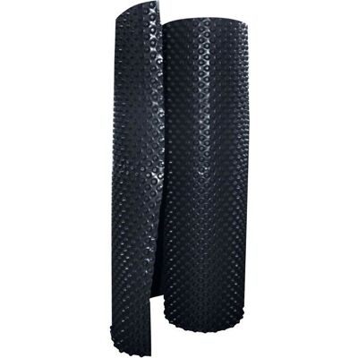 JARDIBRIC Membrane de fondation bi-couche - PE-HD à alvéoles - 15x20 m - 400 gr/m² - Noir - Protection contre lhumidité Noir - Publicité JARDIBRIC Membrane de fondation bi-couche - PE-HD à alvéoles - 15x20 m - 400 gr/m² - Noir - Protection contre lhumidité Noir - Publicité