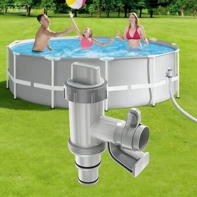 HANLIN 1PCS Robinet de piscine pour piscine hors-sol 2 en 1 - Valve à piston - Pièces de rechange-Vanne darrêt pour Multicolore RACCORD - Publicité HANLIN 1PCS Robinet de piscine pour piscine hors-sol 2 en 1 - Valve à piston - Pièces de rechange-Vanne darrêt pour Multicolore RACCORD - Publicité