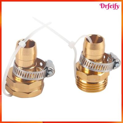 Ensemble de raccords rapides pour tuyaux darrosage - AKOZON - Connecteurs 3/4 - Aluminium - Ajustement étanche - Pour tuyau 16 mm - Publicité Ensemble de raccords rapides pour tuyaux darrosage - AKOZON - Connecteurs 3/4 - Aluminium - Ajustement étanche - Pour tuyau 16 mm - Publicité