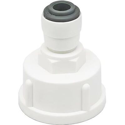 TANDE 1 Pièces Raccord Tuyau Eau Frigo Connecteur Rapide 1/4 Converti en Femelle 3/4” Double Joint Connecteurs Rapides de Filtre à Eau Blanc - Publicité TANDE 1 Pièces Raccord Tuyau Eau Frigo Connecteur Rapide 1/4 Converti en Femelle 3/4” Double Joint Connecteurs Rapides de Filtre à Eau Blanc - Publicité