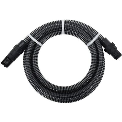 Tuyau daspiration - vidaXL - 7 m - PVC noir - 1 - Utilisation extérieure Noir - Publicité Tuyau daspiration - vidaXL - 7 m - PVC noir - 1 - Utilisation extérieure Noir - Publicité
