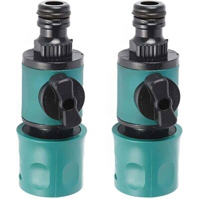WORLDWIDE Raccord De Tuyau Darrosage Avec Vanne De Régulation 2 Pièces Connecter Le Tuyau Darrosage À La Valve Raccord Rapide Pour Tuyau - Publicité WORLDWIDE Raccord De Tuyau Darrosage Avec Vanne De Régulation 2 Pièces Connecter Le Tuyau Darrosage À La Valve Raccord Rapide Pour Tuyau - Publicité