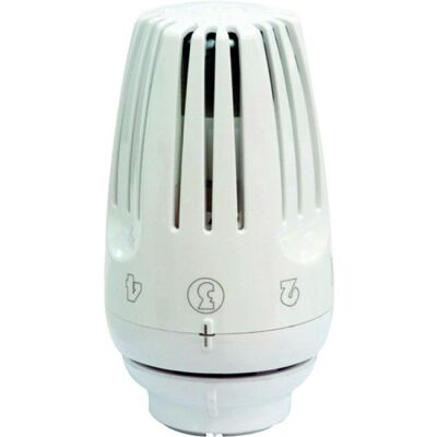 Tête thermostatique avec bulbe à liquide - R469 - Giacomini Blanc - Publicité Tête thermostatique avec bulbe à liquide - R469 - Giacomini Blanc - Publicité