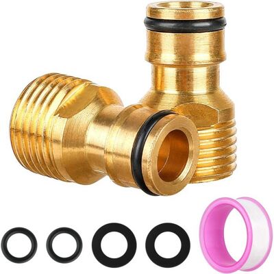 2 Pièces Raccord Robinet Universel en Laiton Adaptateur Tuyau dArrosage 1/2 Filetage Mâle pour Robinet Cuisine et Jardin. Publicité 2 Pièces Raccord Robinet Universel en Laiton Adaptateur Tuyau dArrosage 1/2 Filetage Mâle pour Robinet Cuisine et Jardin. Publicité