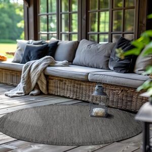 Tapis de Cuisine - SIMPEX - Rond - Design Résistant aux Intempéries - Noir Noir - Publicité Tapis de Cuisine - SIMPEX - Rond - Design Résistant aux Intempéries - Noir Noir - Publicité