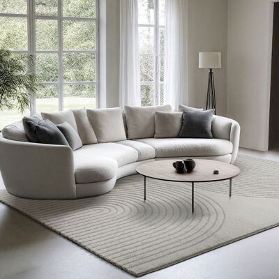 THE CARPET Elisa Gris Tapis géométrique moderne - Tapis - Publicité THE CARPET Elisa Gris Tapis géométrique moderne - Tapis - Publicité
