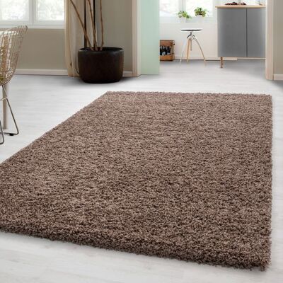 Carpetsale24 Uni Tapis de Salon Shaggy Uni Tapis Moka 80x150 cm Chambre Tapis Poil Long Moelleux et Doux Marron - Publicité Carpetsale24 Uni Tapis de Salon Shaggy Uni Tapis Moka 80x150 cm Chambre Tapis Poil Long Moelleux et Doux Marron - Publicité