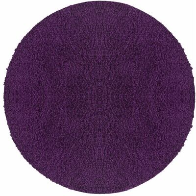 Carpetsale24 Uni Tapis de Salon Shaggy Uni Tapis Violet 200 cm Rond Chambre Tapis Poil Long Moelleux et Doux Violet - Publicité Carpetsale24 Uni Tapis de Salon Shaggy Uni Tapis Violet 200 cm Rond Chambre Tapis Poil Long Moelleux et Doux Violet - Publicité