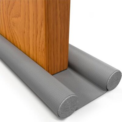 Boudin de Porte - Isolant Froid - Ajustable jusquà 93cm - Isolation Thermique et Phonique - Simili Cuir PU Gris - Publicité Boudin de Porte - Isolant Froid - Ajustable jusquà 93cm - Isolation Thermique et Phonique - Simili Cuir PU Gris - Publicité