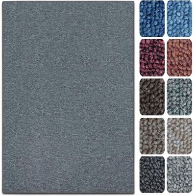KARAT Tapis de Salon London Gris foncé 200 x 200 cm Gris - Publicité KARAT Tapis de Salon London Gris foncé 200 x 200 cm Gris - Publicité