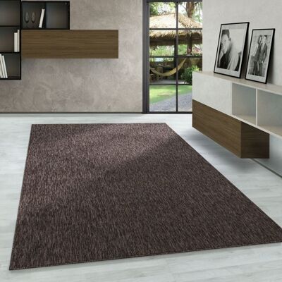 Carpetsale24 Tapis de Salon Moderne Uni Marron Chiné 160x230 cm - Boucles Courtes Entretien Facile Tapis Uni Marron - Publicité Carpetsale24 Tapis de Salon Moderne Uni Marron Chiné 160x230 cm - Boucles Courtes Entretien Facile Tapis Uni Marron - Publicité
