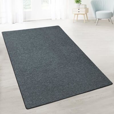 Tapis de Salon - CASA PURA - London - Gris anthracite - 160 x 230 cm - 100% polypropylène Gris - Publicité Tapis de Salon - CASA PURA - London - Gris anthracite - 160 x 230 cm - 100% polypropylène Gris - Publicité