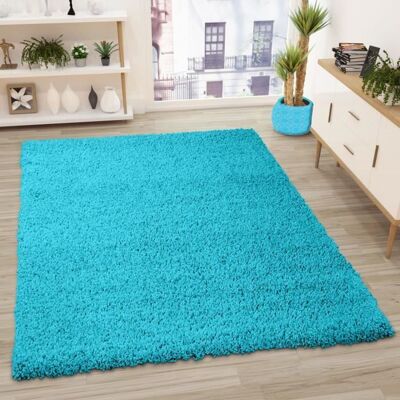 Tapis - VIMODA - Prime Shaggy - 300x400 cm - Turquoise - Intérieur - Shaggy Bleu - Publicité Tapis - VIMODA - Prime Shaggy - 300x400 cm - Turquoise - Intérieur - Shaggy Bleu - Publicité