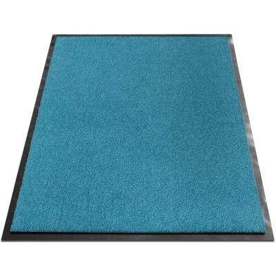 KARAT Tapis de Porte Paillasson dentrée Monochrom Turquoise 60 x 90 cm Bleu - Publicité KARAT Tapis de Porte Paillasson dentrée Monochrom Turquoise 60 x 90 cm Bleu - Publicité