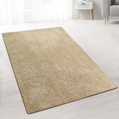 KARAT Tapis Shaggy Barcelona Beige 200 x 200 cm Beige - Publicité KARAT Tapis Shaggy Barcelona Beige 200 x 200 cm Beige - Publicité