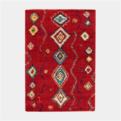 DECOWEB Tapis motif berbère - Azilal - Rouge - 160 x 230 cm Rouge - Publicité DECOWEB Tapis motif berbère - Azilal - Rouge - 160 x 230 cm Rouge - Publicité