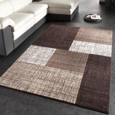 PACO HOME Mondial 105 tapis marron - Tapis - Publicité PACO HOME Mondial 105 tapis marron - Tapis - Publicité