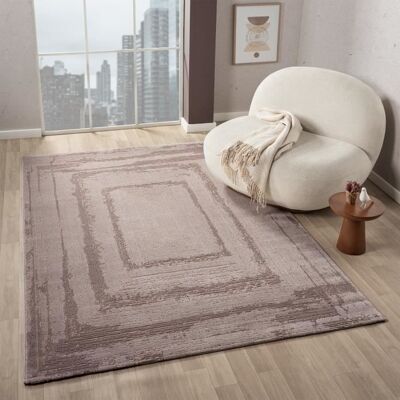 Tapis dintérieur - VIMODA - Berbère - 160x230 cm - Doux - Taupe Marron - Publicité Tapis dintérieur - VIMODA - Berbère - 160x230 cm - Doux - Taupe Marron - Publicité