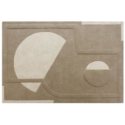 VENTE-UNIQUE Tapis tufté en relief 100% laine - 200 x 290 cm - Beige - 2000g/m² - SELUNIA Beige - Publicité VENTE-UNIQUE Tapis tufté en relief 100% laine - 200 x 290 cm - Beige - 2000g/m² - SELUNIA Beige - Publicité