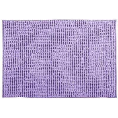Tapis de bain Microfibre CHENILLE 50x80cm Lavande MSV Violet - Publicité Tapis de bain Microfibre CHENILLE 50x80cm Lavande MSV Violet - Publicité