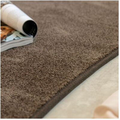 Tapis en matière recyclée de forme organique - Re-cycle - Chocolat - 120 x 180 cm Marron - Publicité Tapis en matière recyclée de forme organique - Re-cycle - Chocolat - 120 x 180 cm Marron - Publicité