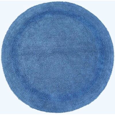 Homescapes Tapis de bain bleu cobalt - Rond - Publicité Homescapes Tapis de bain bleu cobalt - Rond - Publicité