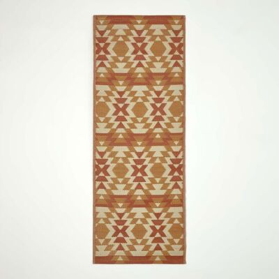 Tapis extérieur jardin imperméable réversible et résistant UV - Anya - Orange - 75x200 cm - Matériaux recyclés - Homescapes Orange - Publicité Tapis extérieur jardin imperméable réversible et résistant UV - Anya - Orange - 75x200 cm - Matériaux recyclés - Homescapes Orange - Publicité