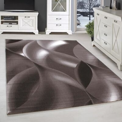 Tapis à poil court PULS marron de Simpex - Tapis - Publicité Tapis à poil court PULS marron de Simpex - Tapis - Publicité