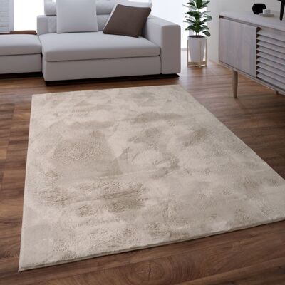 Paco Home Tapis Salon Adulte Poil Long Shaggy Lavable En Machine Moelleux Pelucheux Beige Beige 140x200 cm Beige - Publicité Paco Home Tapis Salon Adulte Poil Long Shaggy Lavable En Machine Moelleux Pelucheux Beige Beige 140x200 cm Beige - Publicité
