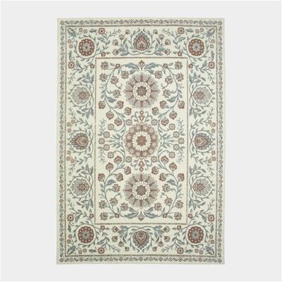 Tapis souple en tissu chenille recyclé - Minia - Brume - 200 x 290 cm - Publicité Tapis souple en tissu chenille recyclé - Minia - Brume - 200 x 290 cm - Publicité