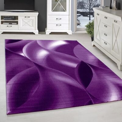 Tapis Salon Moderne - RÊVASSER - Violet - 120 x 170 cm - 100% Polypropylène - SIMPEX Violet - Publicité Tapis Salon Moderne - RÊVASSER - Violet - 120 x 170 cm - 100% Polypropylène - SIMPEX Violet - Publicité