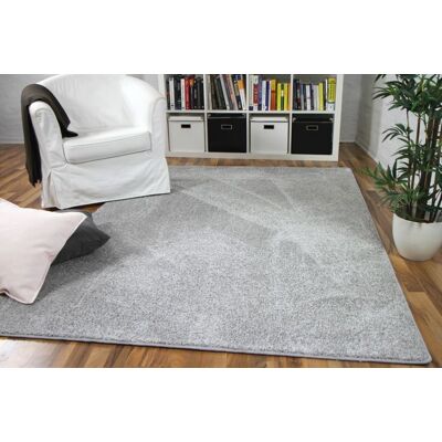Tapis - SNAPSTYLE - Mona - Velours - Gris argent - 100x100 cm - 17 tailles disponibles Gris - Publicité Tapis - SNAPSTYLE - Mona - Velours - Gris argent - 100x100 cm - 17 tailles disponibles Gris - Publicité