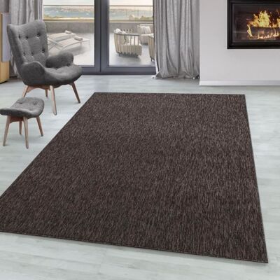 SIMPEX Tapis à poil ras Gabbeh optique robuste chambre moquette Bureau à domicilev Marron 200 x 290 cm Marron - Publicité SIMPEX Tapis à poil ras Gabbeh optique robuste chambre moquette Bureau à domicilev Marron 200 x 290 cm Marron - Publicité