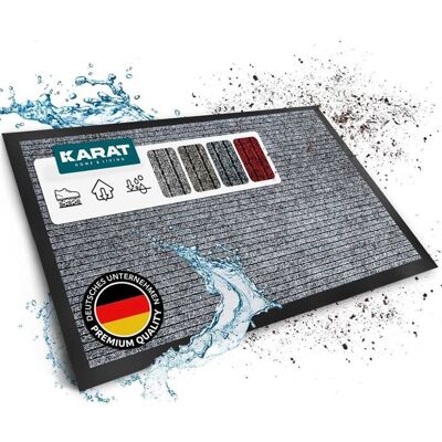 FLOORDIREKT Tapis entrées commerciales halls d’immeuble Anthracite 66 x 120 cm Noir - Publicité FLOORDIREKT Tapis entrées commerciales halls d’immeuble Anthracite 66 x 120 cm Noir - Publicité