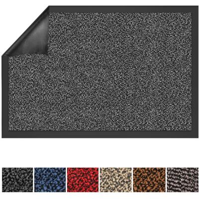 FLOORDIREKT Tapis de Porte Paillasson dentrée SKY Anthracite 120 x 180 cm Noir - Publicité FLOORDIREKT Tapis de Porte Paillasson dentrée SKY Anthracite 120 x 180 cm Noir - Publicité