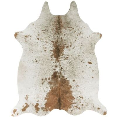 DECOWEB Tapis peau de bête imprimé HD - Imitation vache tachetée claire - Marron et blanc - 155 x 190 cm Marron - Publicité DECOWEB Tapis peau de bête imprimé HD - Imitation vache tachetée claire - Marron et blanc - 155 x 190 cm Marron - Publicité