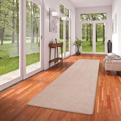 SNAPSTYLE Tapis de passage en velours à poils longs Luna Beige - 80x160 cm Beige - Publicité SNAPSTYLE Tapis de passage en velours à poils longs Luna Beige - 80x160 cm Beige - Publicité