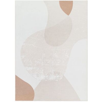 Tapis Salon Chambre Doux Beige Crème Antidérapant – TAPISO Wisp – Poils Courts Motif Abstrait Organique Moderne 300x400 Beige - Publicité Tapis Salon Chambre Doux Beige Crème Antidérapant – TAPISO Wisp – Poils Courts Motif Abstrait Organique Moderne 300x400 Beige - Publicité