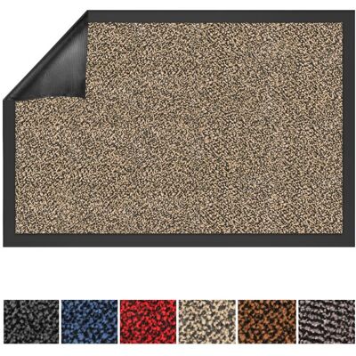 KARAT Tapis de Porte Paillasson dentrée SKY moutarde-noir 120 x 180 cm Noir - Publicité KARAT Tapis de Porte Paillasson dentrée SKY moutarde-noir 120 x 180 cm Noir - Publicité