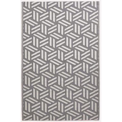 Tapis extérieur jardin imperméable réversible et résistant UV - Luna - 240 x 300 cm - Gris - Matériaux recyclés - Homescapes Gris - Publicité Tapis extérieur jardin imperméable réversible et résistant UV - Luna - 240 x 300 cm - Gris - Matériaux recyclés - Homescapes Gris - Publicité